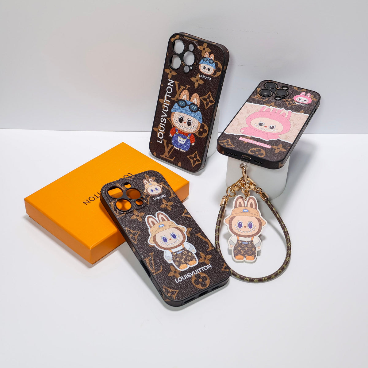 Luxury Iphone Case Labubu Style For 13-16 Pro Max Series