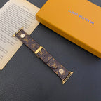 Louis V Apple Watch Bands Brown Monogram