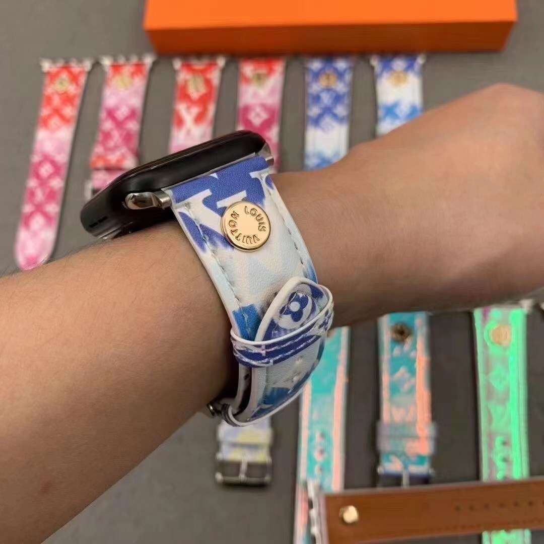 Apple Watch Band Luxury Watercolor Design