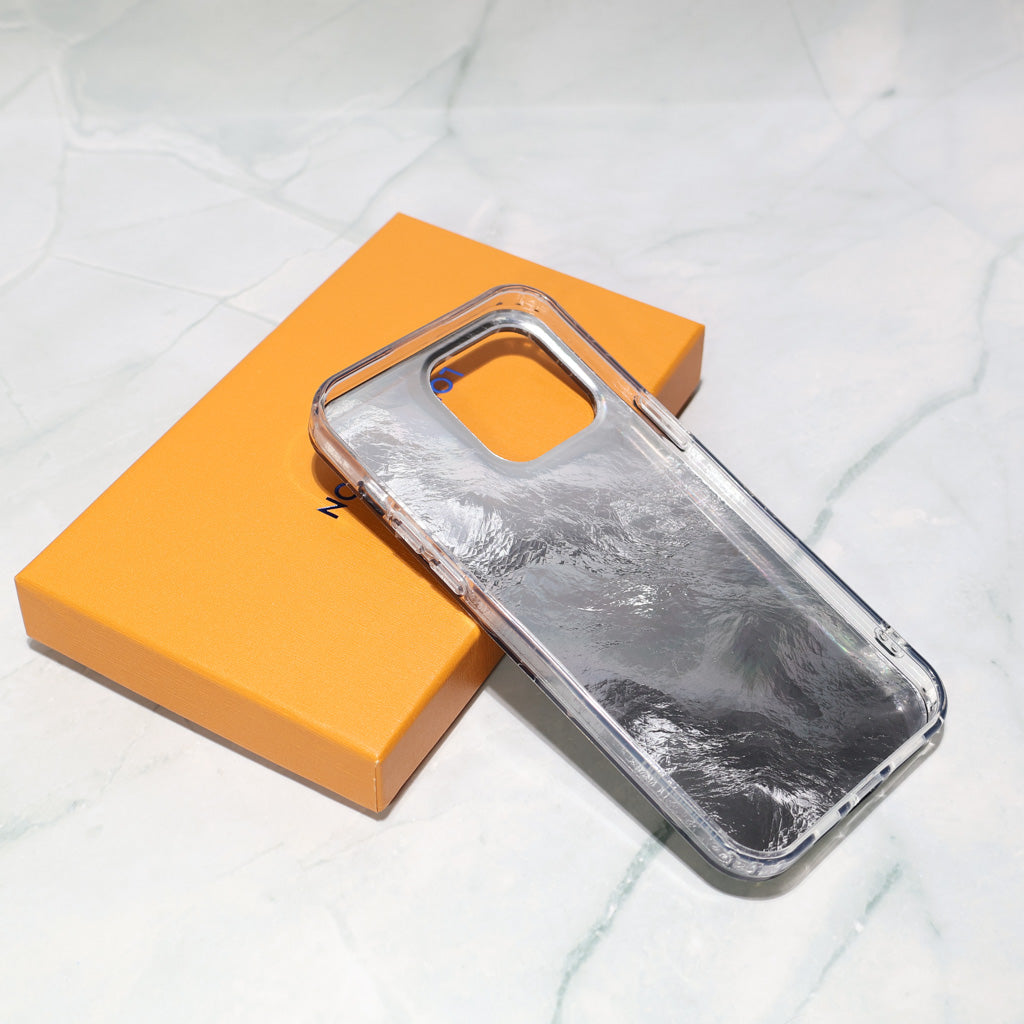 Lv Black Iphone Case Golden Monogram