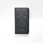 Black Lv Wallet Phone Case 12-16 Pro Max Plus