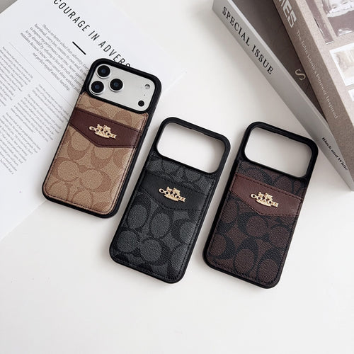 Card Holder Coach Iphone Case For 17 Series