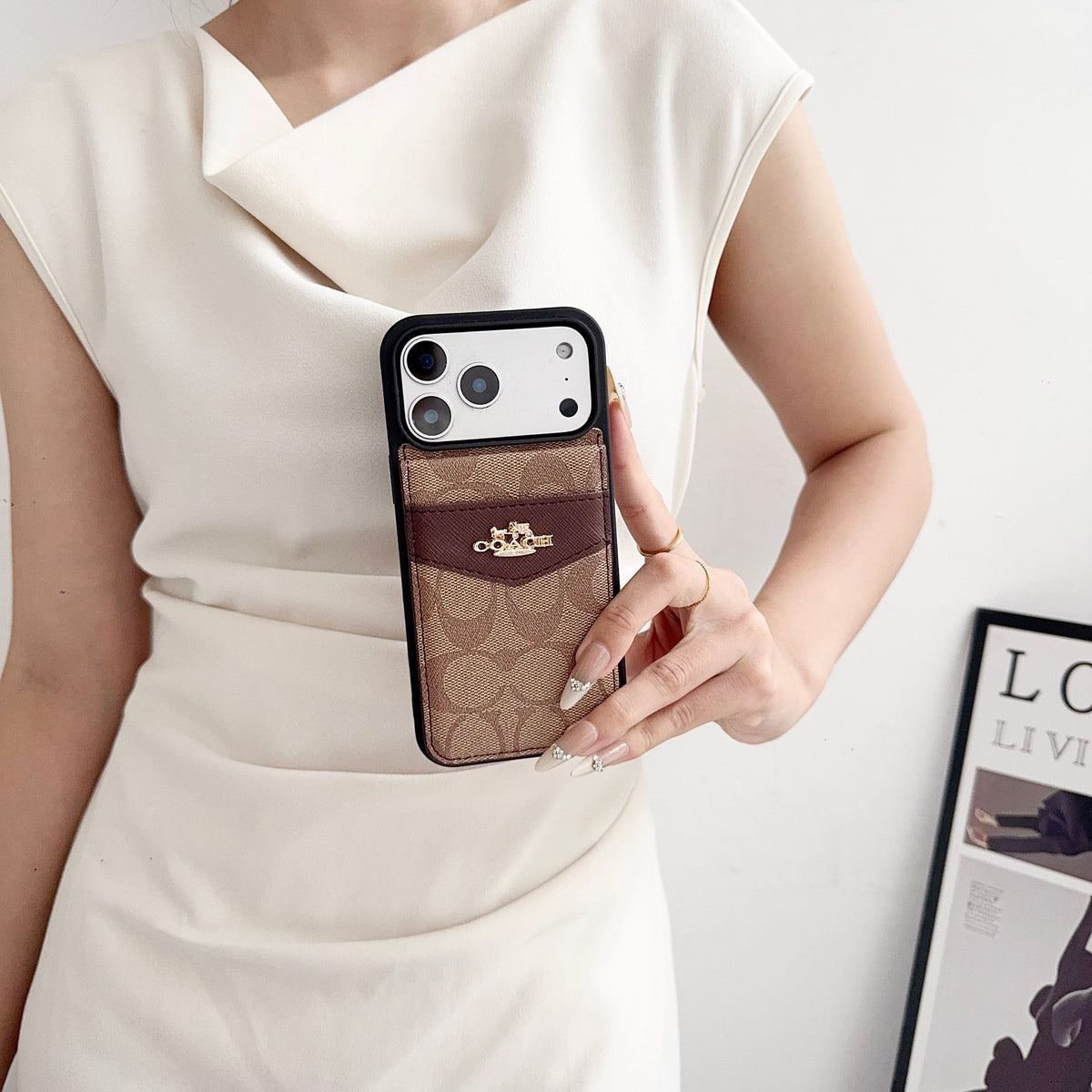 Card Holder Coach Iphone Case For 17 Series
