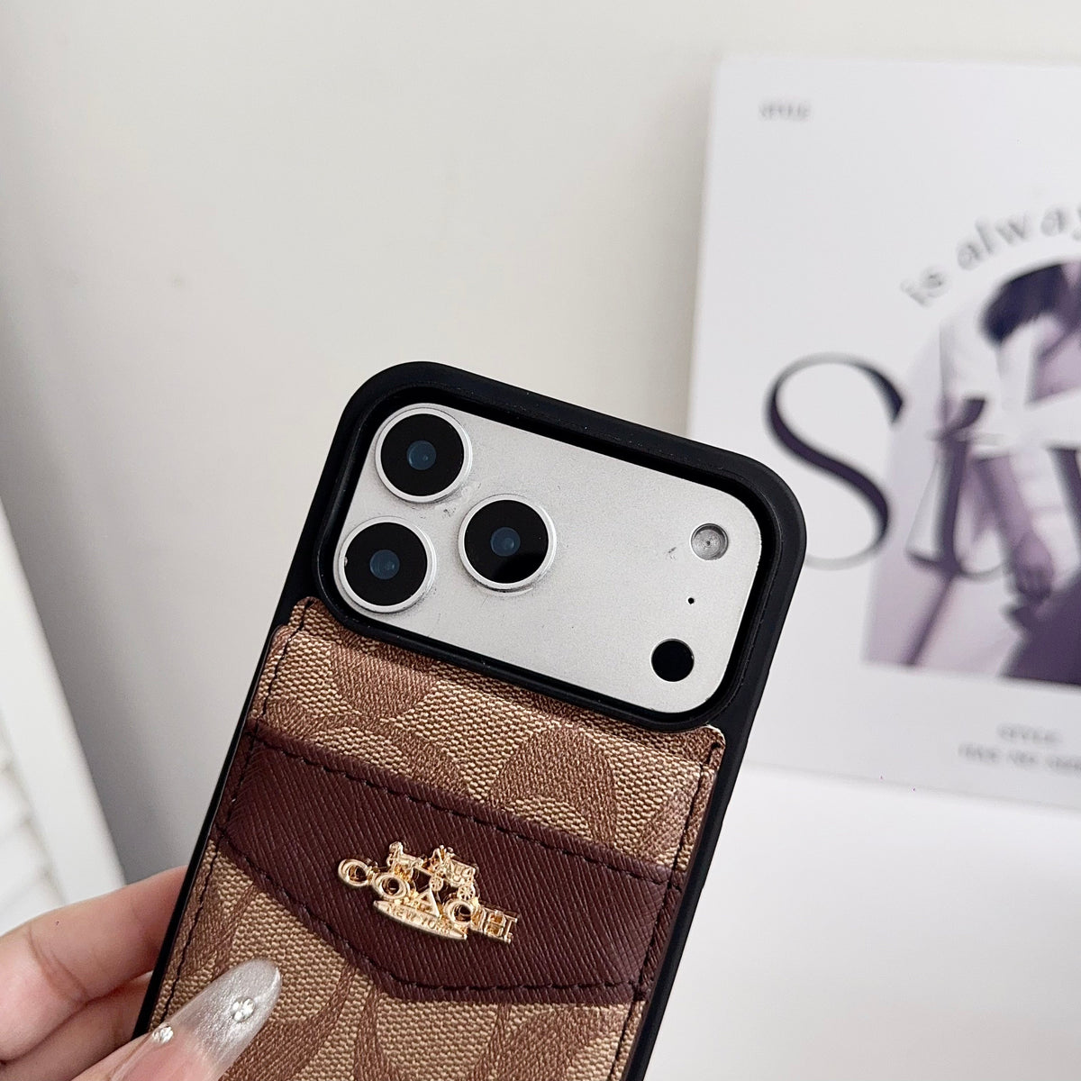 Card Holder Coach Iphone Case For 17 Series