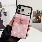 Folding Card Holder Louis V Iphone Case 12/13/14/15/16/17/Pro/Pro Max/ Plus/Air