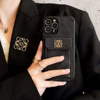 Loewe Iphone Case Card Holder Leather For Iphone 11 12 13 14 Pro Max