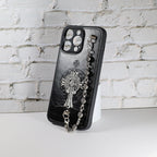 Chrome Hearts Iphone Case For 11 12 13 14 15 Pro Max Plus Series Chain Charm