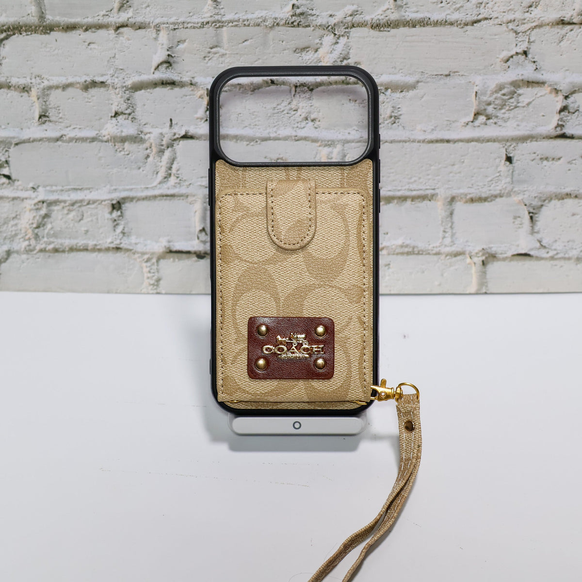 Coach Card Holder Case Iphone 12-17 / Pro / Pro Max / Plus