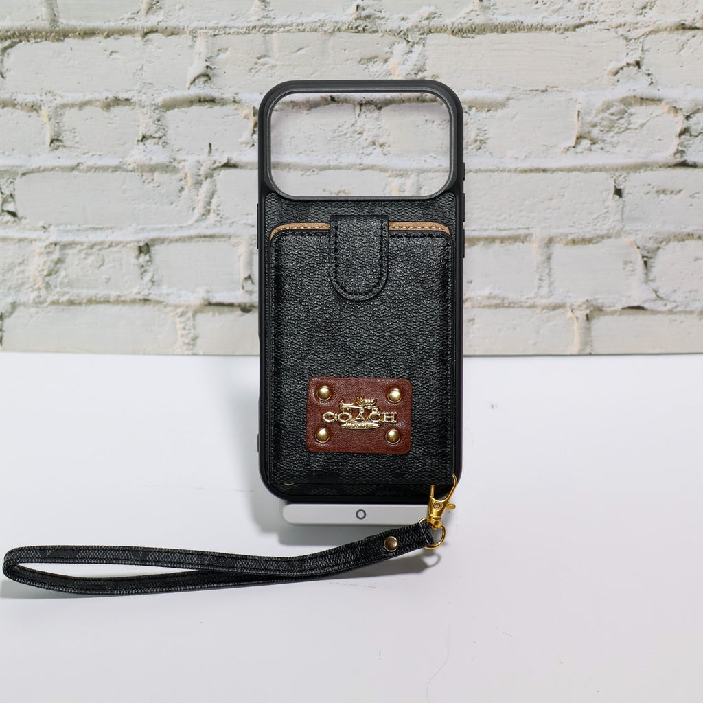 Coach Card Holder Case Iphone 12-17 / Pro / Pro Max / Plus