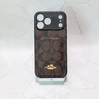 Coach Card Holder Phone Case For 12-17 / Pro / Pro Max