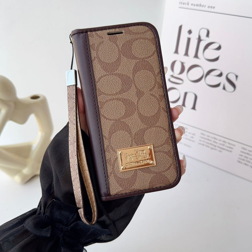 Coach Holster Wallet Case For Iphone 12-17 / Pro / Pro Max / Plus / Air