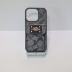 Coach Phone Case Card Holder For 12-16 Pro Max Plus