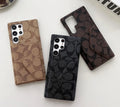 Coach Phone Case For Samsung Galaxy S21 22 23 24 25 Plus Ultra Card Slot