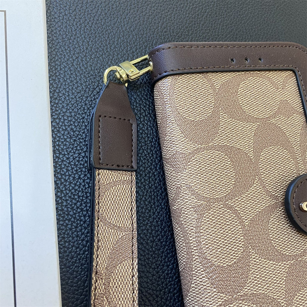 Coach Wallet Iphone Case For 12-16 Pro Max Plus Series
