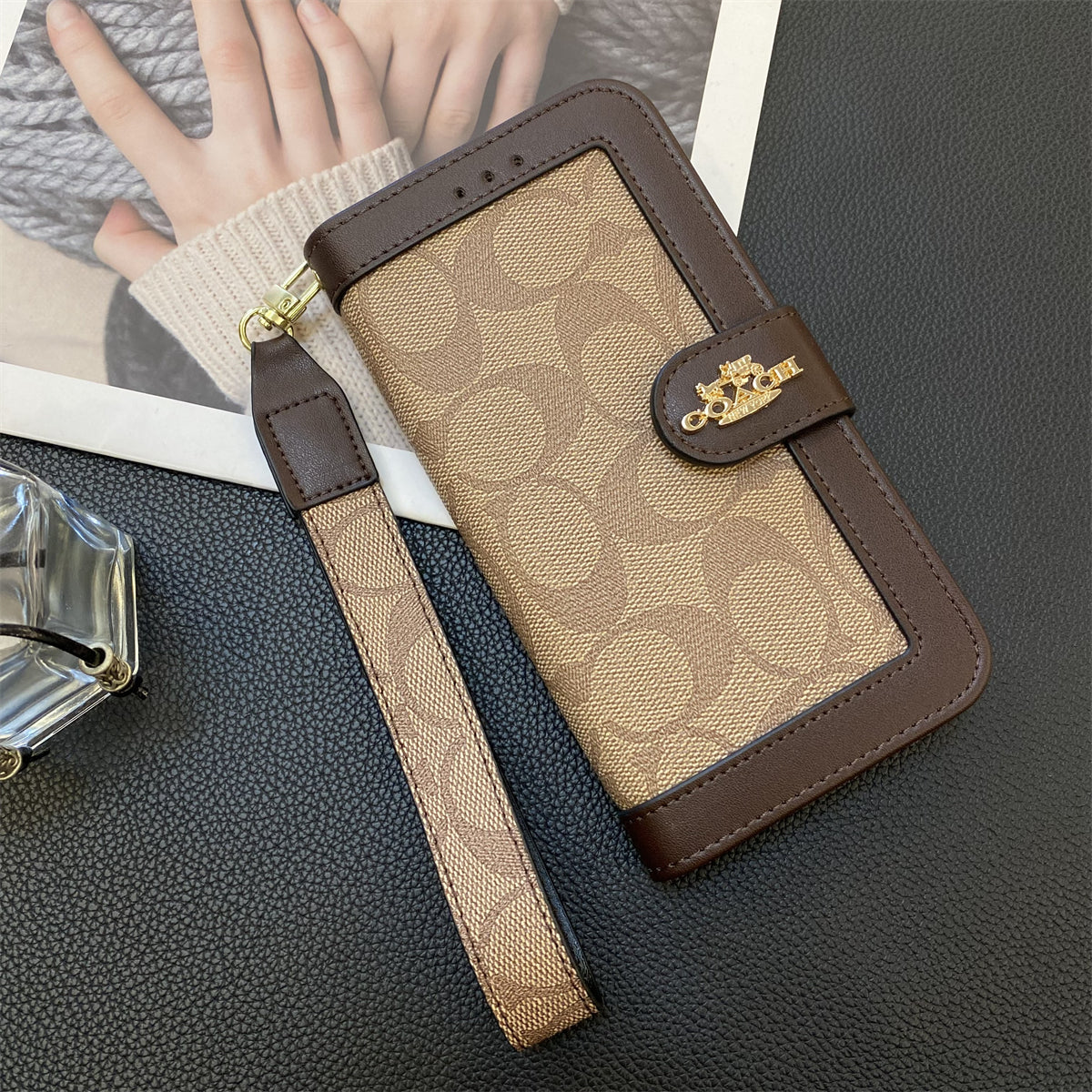 Coach Wallet Iphone Case For 12-16 Pro Max Plus Series