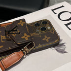 Crossbody Card Holder Lv Iphone Case For 12-16 Pro Max Plus