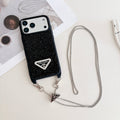 Prada Phone Case On Chain Iphone 12-17 / Pro / Pro Max / Plus / Air