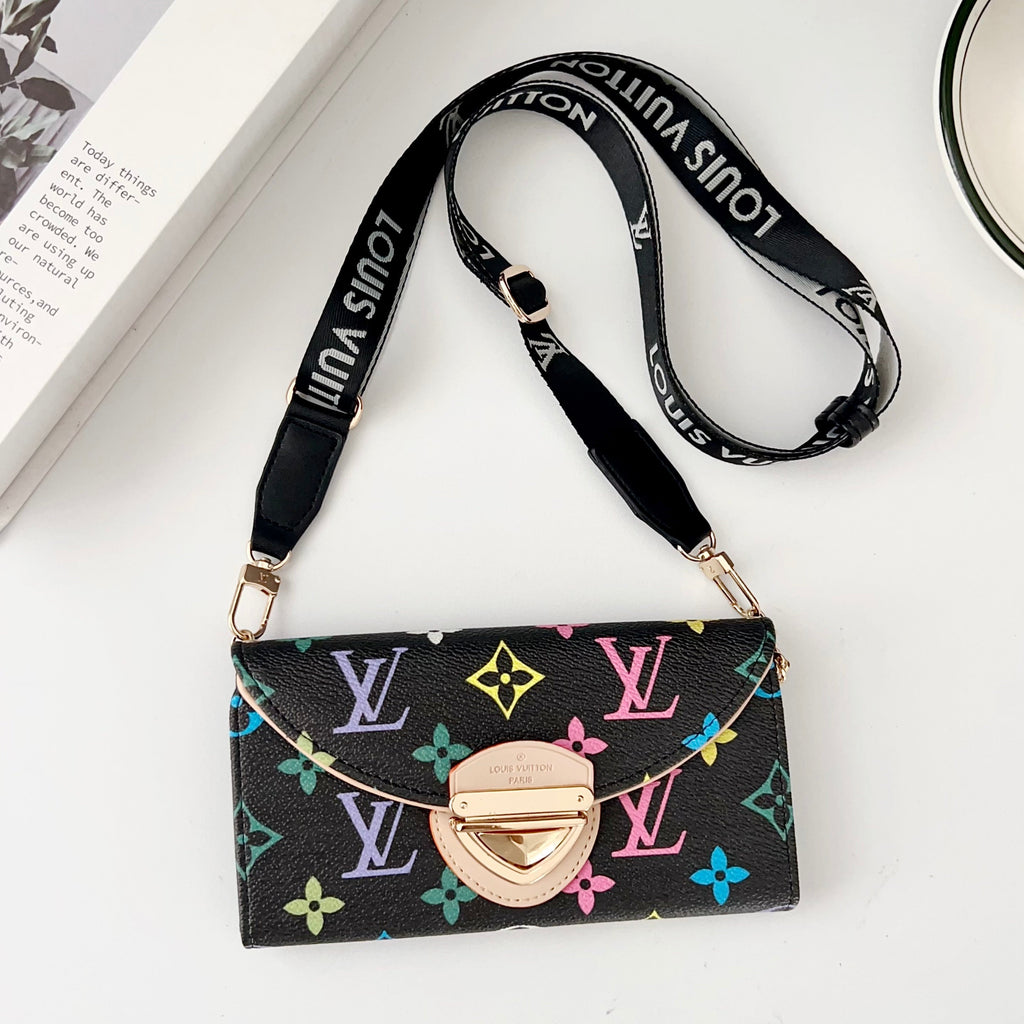 Crossbody Wallet Mini Bag Lv Style Phone Case For Iphone 13-17 / Pro / Pro Max / Plus / Air