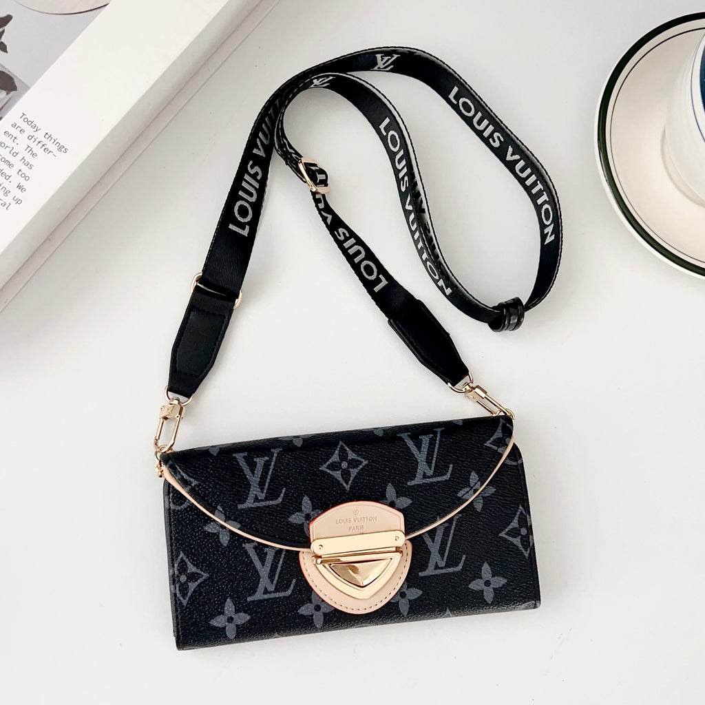 Crossbody Wallet Mini Bag Lv Style Phone Case For Iphone 13-17 / Pro / Pro Max / Plus / Air
