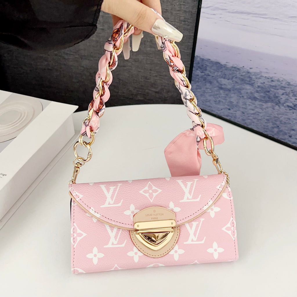 Crossbody Wallet Mini Bag Lv Style Phone Case For Iphone 13-17 / Pro / Pro Max / Plus / Air