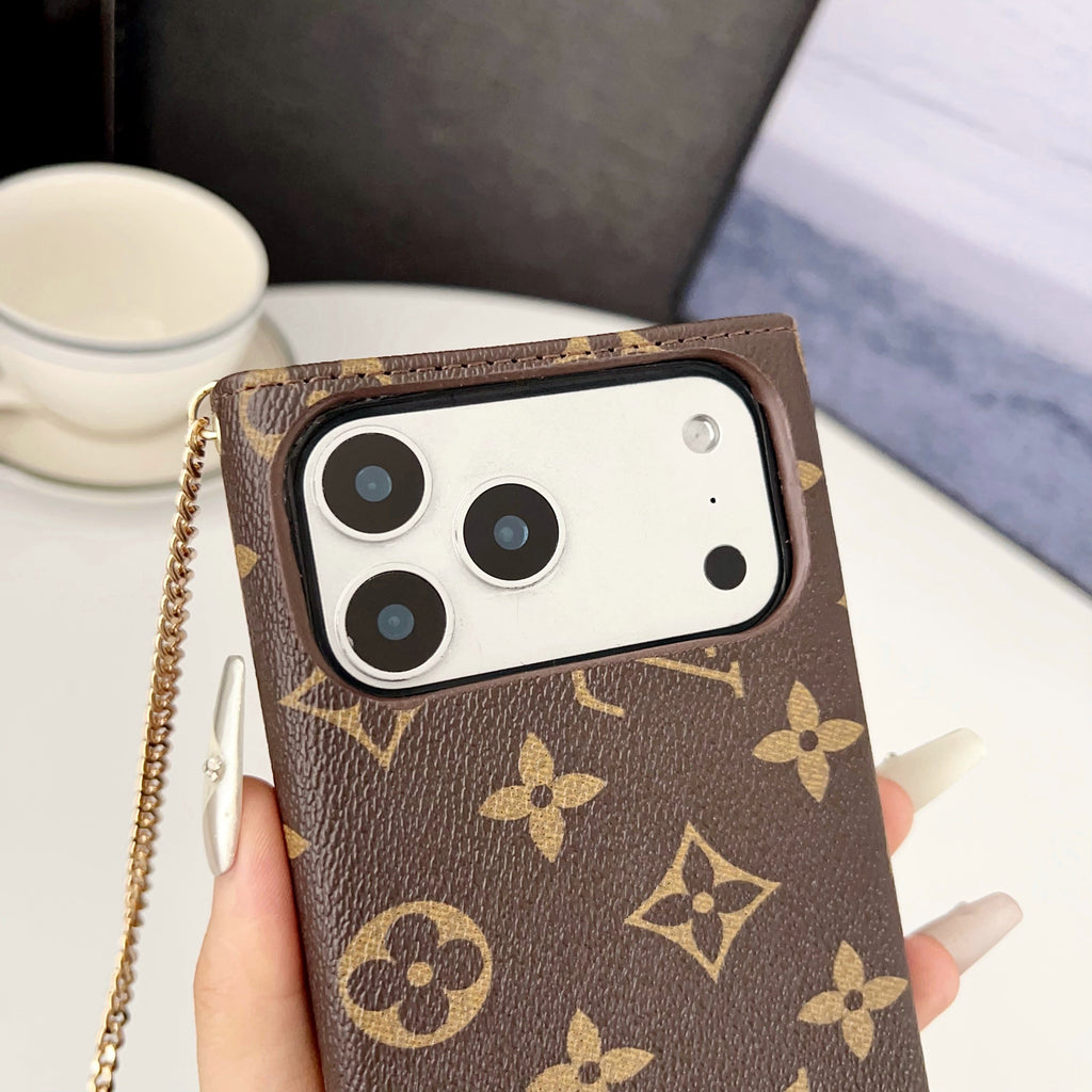 Crossbody Wallet Mini Bag Lv Style Phone Case For Iphone 13-17 / Pro / Pro Max / Plus / Air