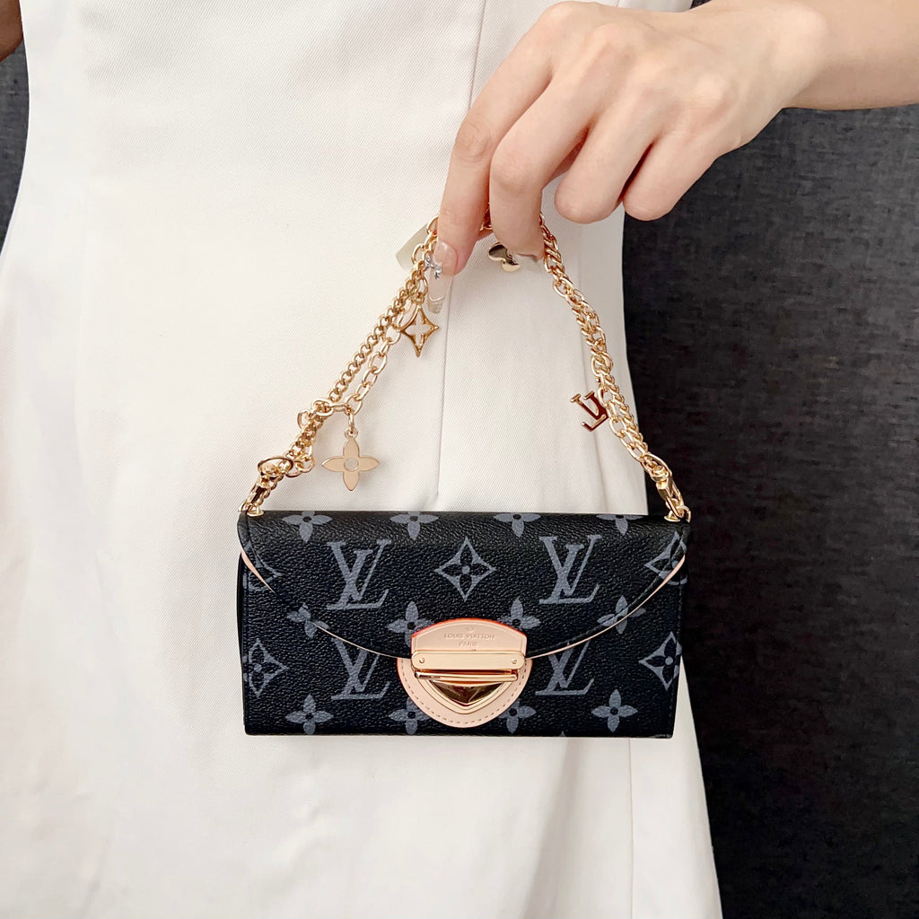 Crossbody Wallet Mini Bag Lv Style Phone Case For Iphone 13-17 / Pro / Pro Max / Plus / Air