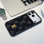 Fabric Denim Iphone 17 Series Lv Style Phone Case