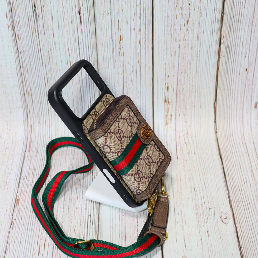 Designer Crossbody Lv Zipped Iphone Case For 17/Pro/Pro Max/Air