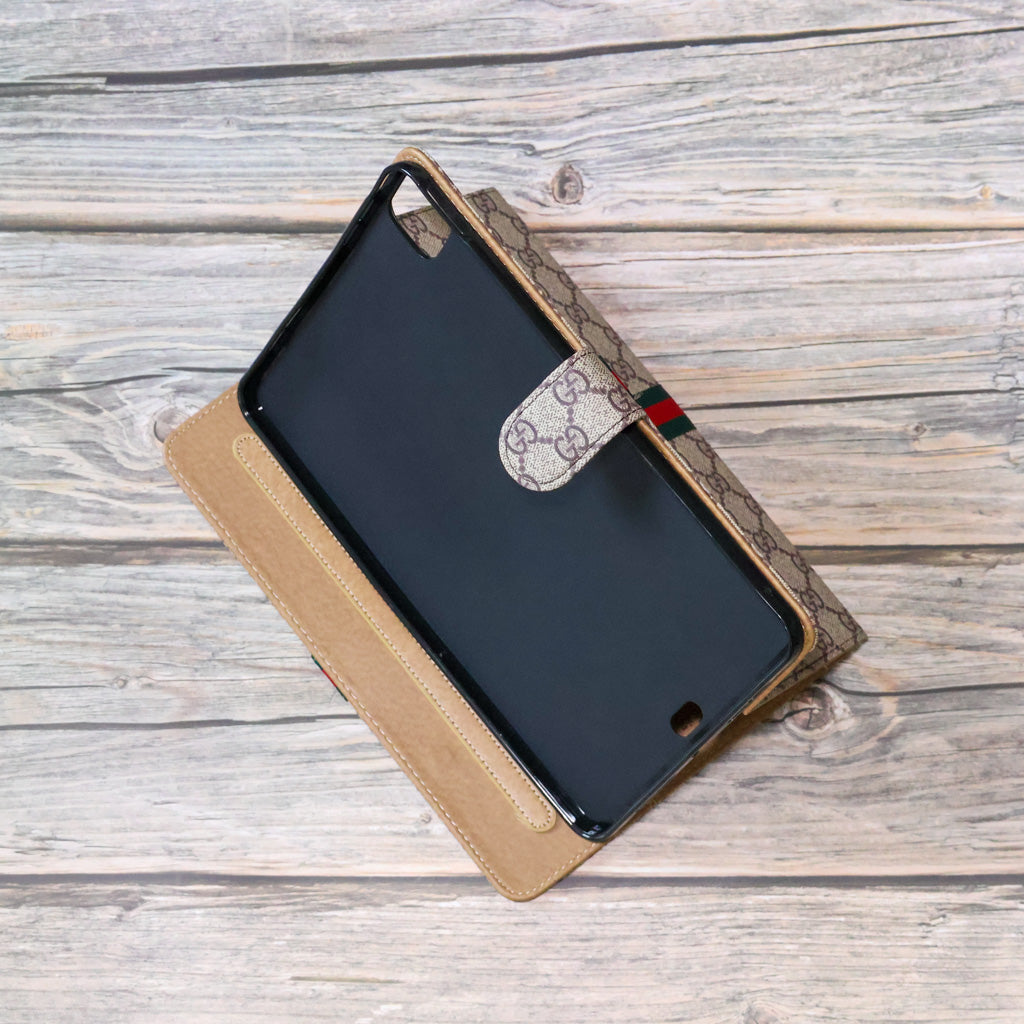 Folding Gg Ipad Case Cover With Kickstand Function