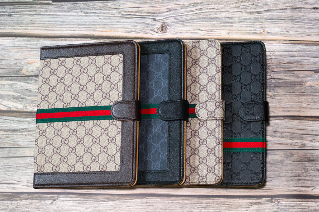 Folding Gg Ipad Case Cover With Kickstand Function