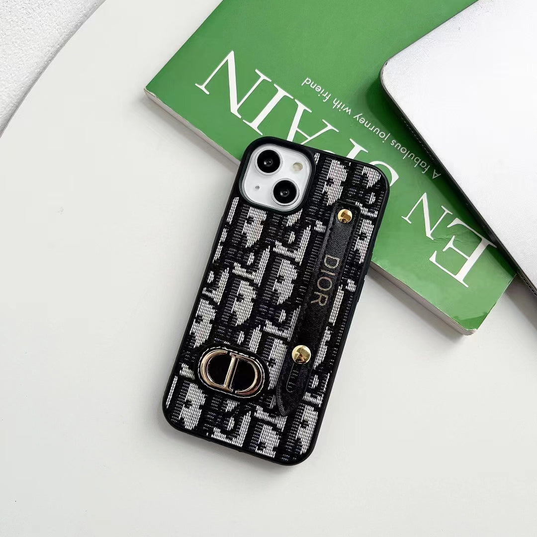 Dior Phone Case Iphone 13 11 12 14 15 16 Pro Max Plus Hand Strap