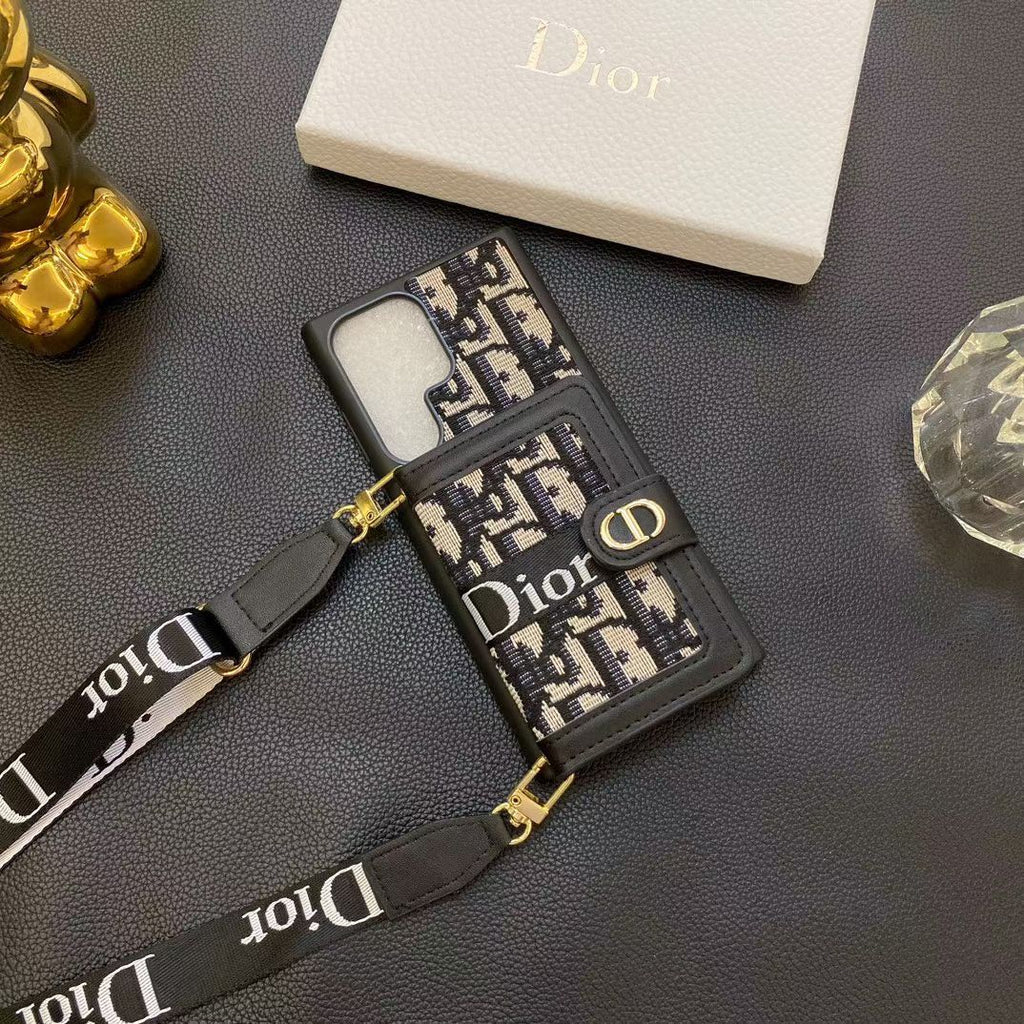Samsung Galaxy Dior Phone Case Crossbody For S22-26 Ultra Plus