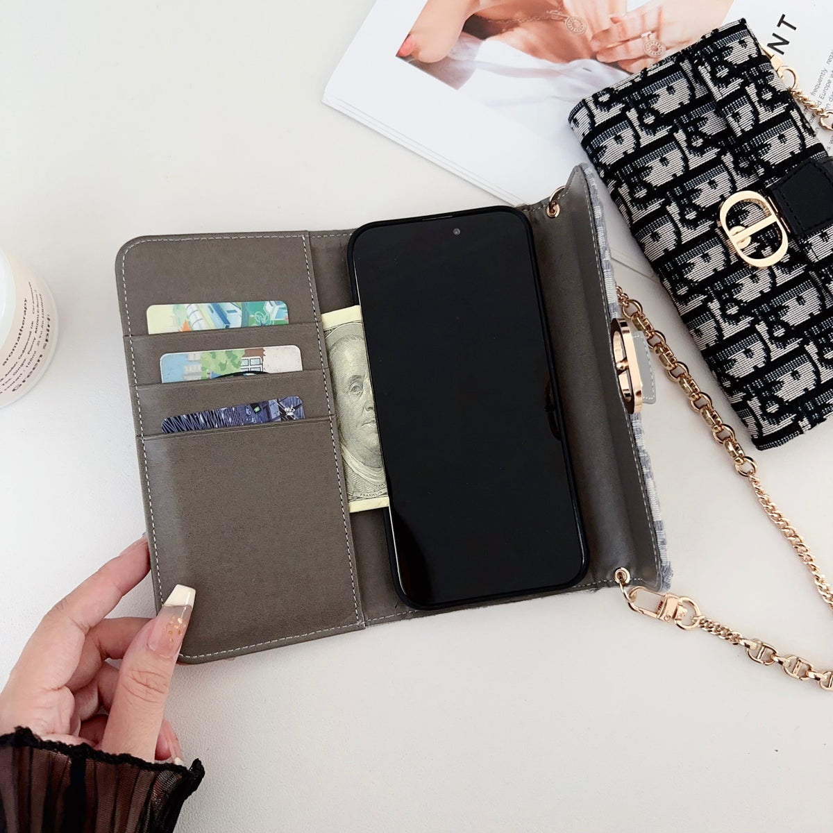 Dr Crossbody Wallet Phone Case Mini Bag For Iphone 13-17 / Pro / Pro Max / Plus / Air