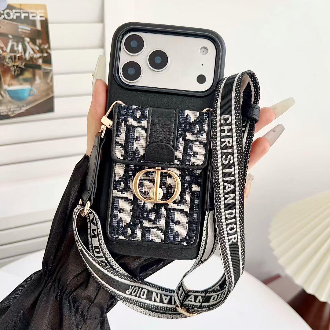 Dr Crossbody Iphone Case Card Holder For 12-17 / Pro / Pro Max / Plus
