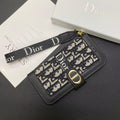 Dior Wallet Iphone Case With Strap For 12 13 14 15 16 Pro Max Plus Series