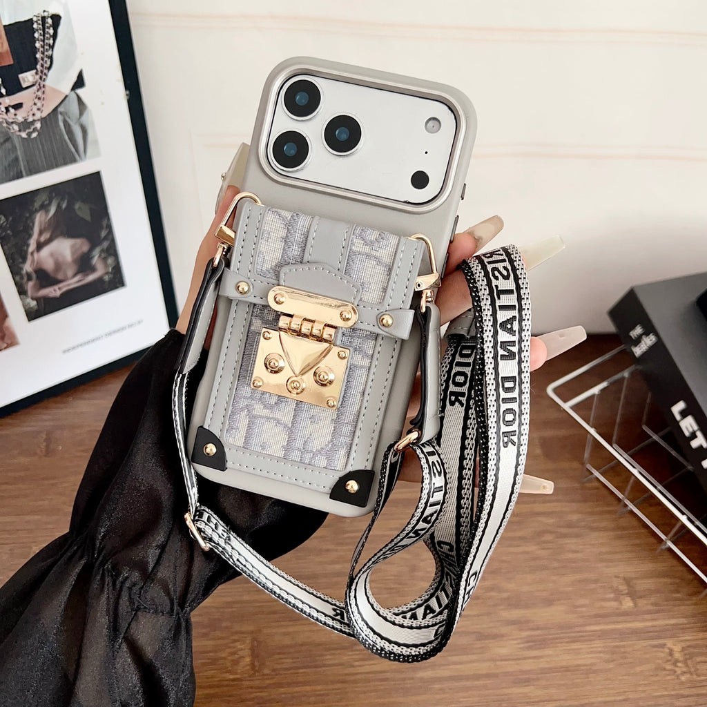 Fashion Dior Crossbody Phone Case Iphone 12-17 / Pro / Pro Max / Plus