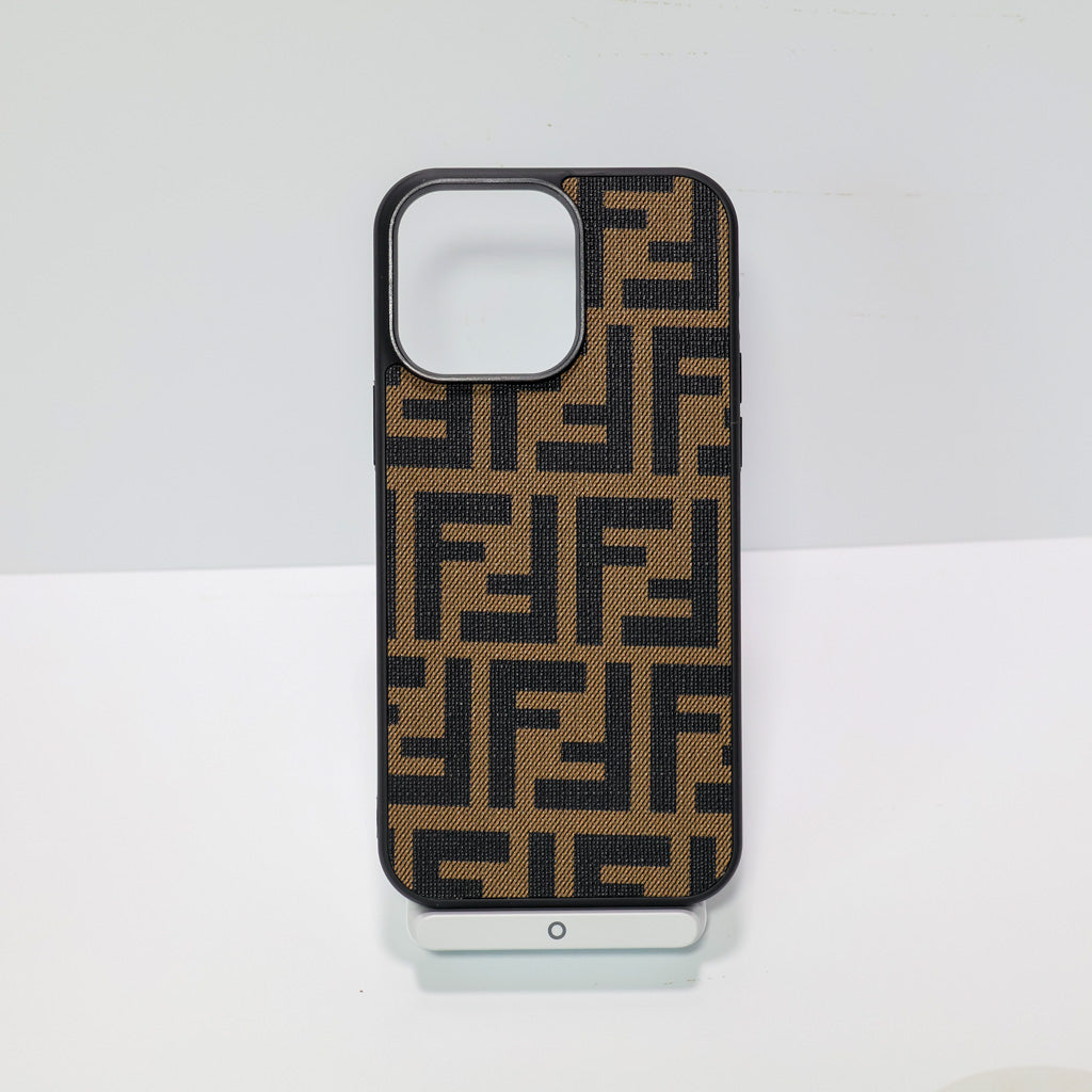 Fendi Fabric Phone Case For Iphone 12-17 Pro Max