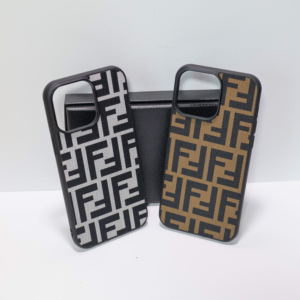 Fendi Fabric Phone Case For Iphone 12-17 Pro Max