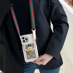 Designer Crossbody Style Iphone Case For 11 12 13 14 15 16 Pro Max Plus