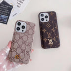 Folding Card Slot Designer Phone Case Iphone 16 15 14 13 12 Pro Max Plus