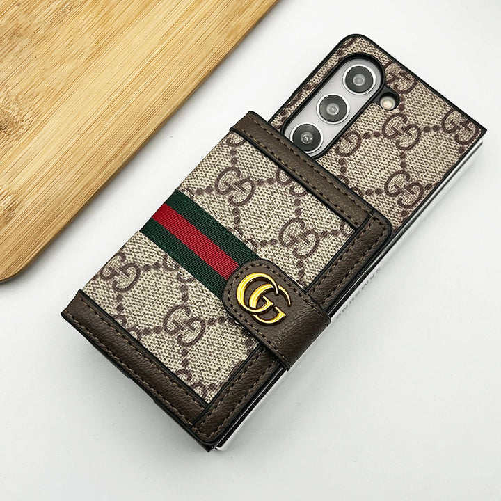Gucci Wallet Phone Case Samsung Galaxy Z Fold 3 4 5 6 Series