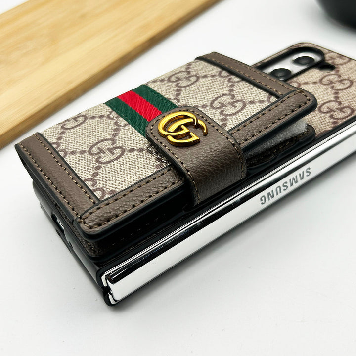 Gucci Wallet Phone Case Samsung Galaxy Z Fold 3 4 5 6 Series