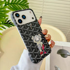 Goyard Phone Case Card Holder For 13-17 / Pro / Pro Max / Plus / Air