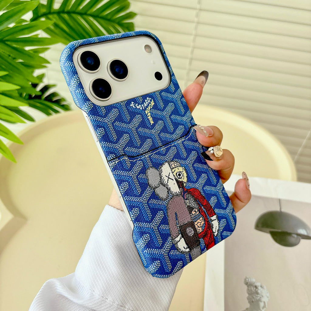 Goyard Phone Case Card Holder For 13-17 / Pro / Pro Max / Plus / Air