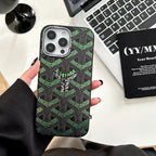 Goyard Phone Case Electroplated For Iphone 12-16 Pro Max Plus