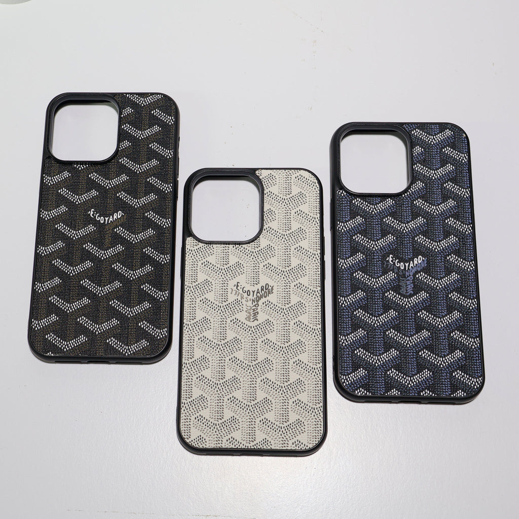 Goyard Phone Case For Iphone 13 14 15 16 Pro Max Plus Series