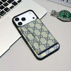 Gg Card Holder Wallet Phone Case Iphone 17 / Pro / Max / Air