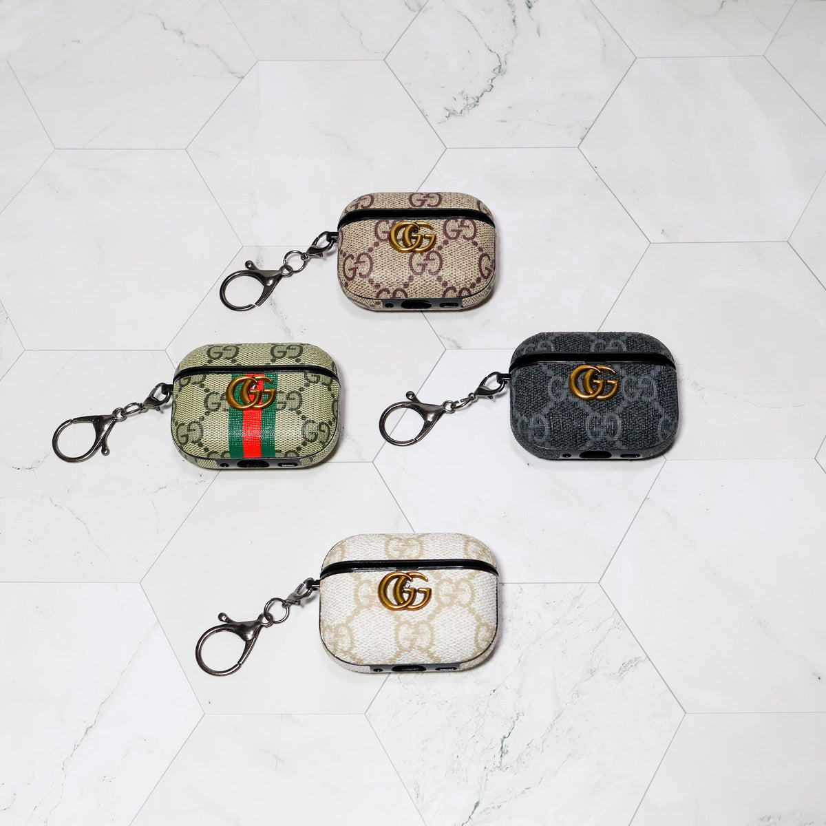Airpods Case Gg Style For 2/3/4/Pro/Pro2/Pro3/