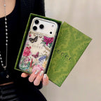 Gucci Clear Case Print Pattern Iphone 14-17 / Pro / Pro Max
