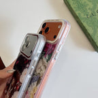Gucci Clear Case Print Pattern Iphone 14-17 / Pro / Pro Max